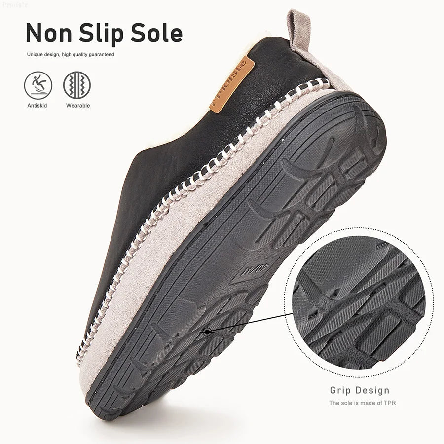 Varme Plys Skridsikre Vintertøfler