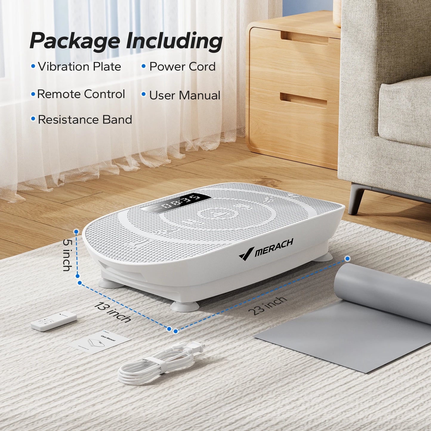 Vibrationsplade til Helkropstræning og Vægttab