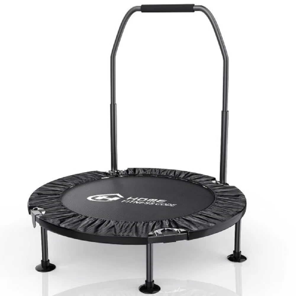 Foldbar Mini Trampolin med Håndtag – Indendørs & Udendørs