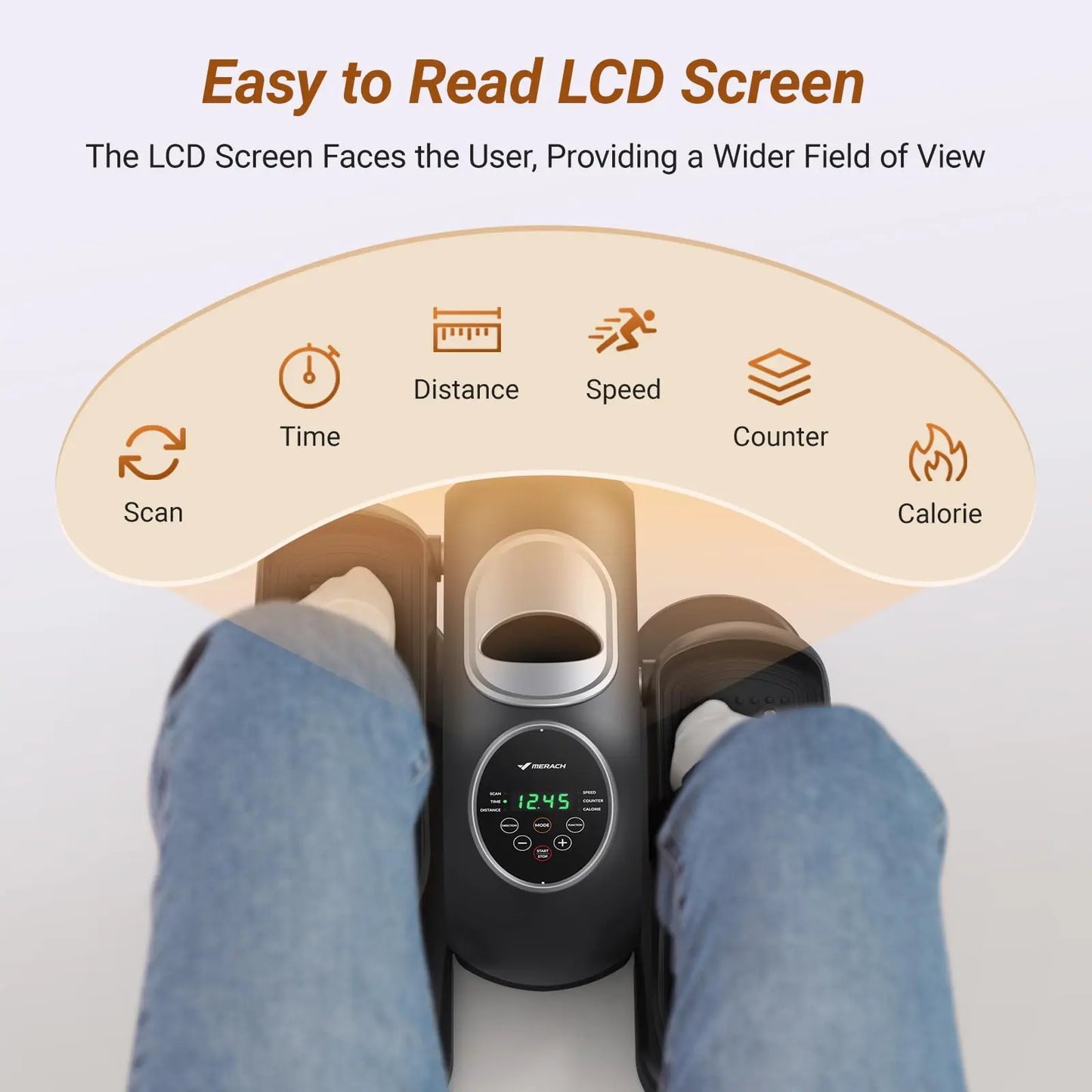 Bærbar Elliptisk Bentræner til Hjemmet