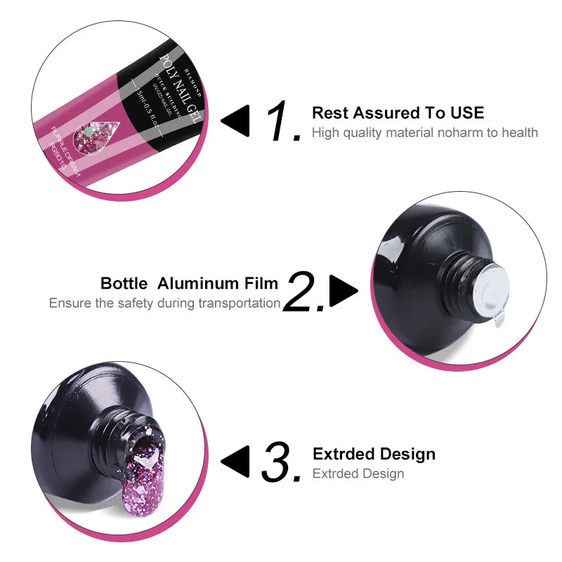 UV Gel Neglesæt med Lampe og Boremaskine