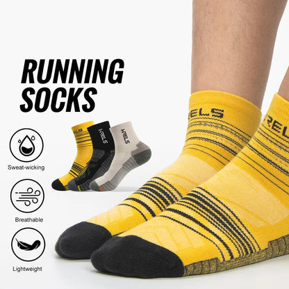 Løbesokker i Merinould med Kompressionsstøtte