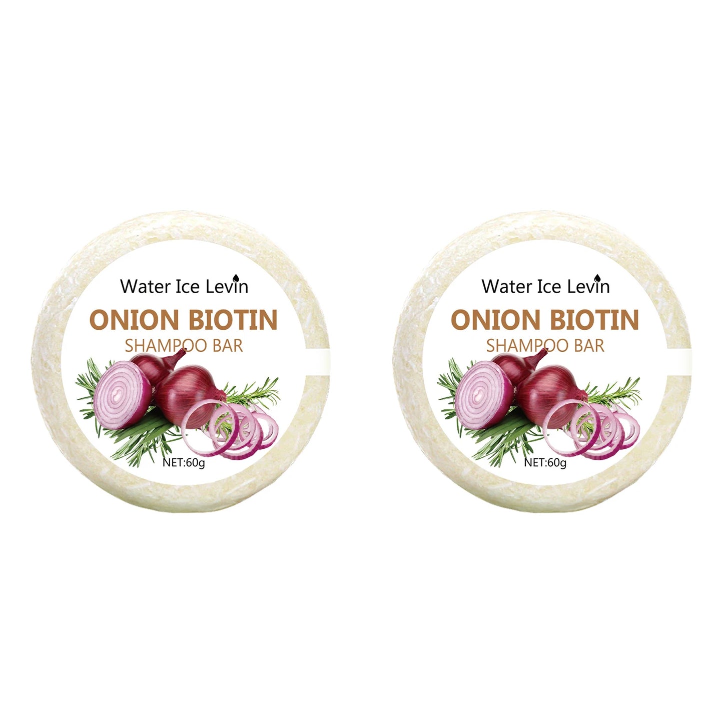 Løg & Biotin Hårsæbe 60g – Fugtgivende & Blødgørende