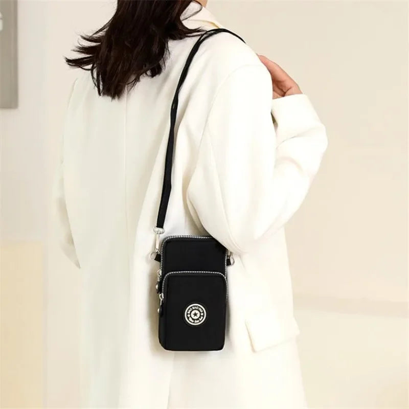 Kvinders Skrå Crossbody-Telefontaske