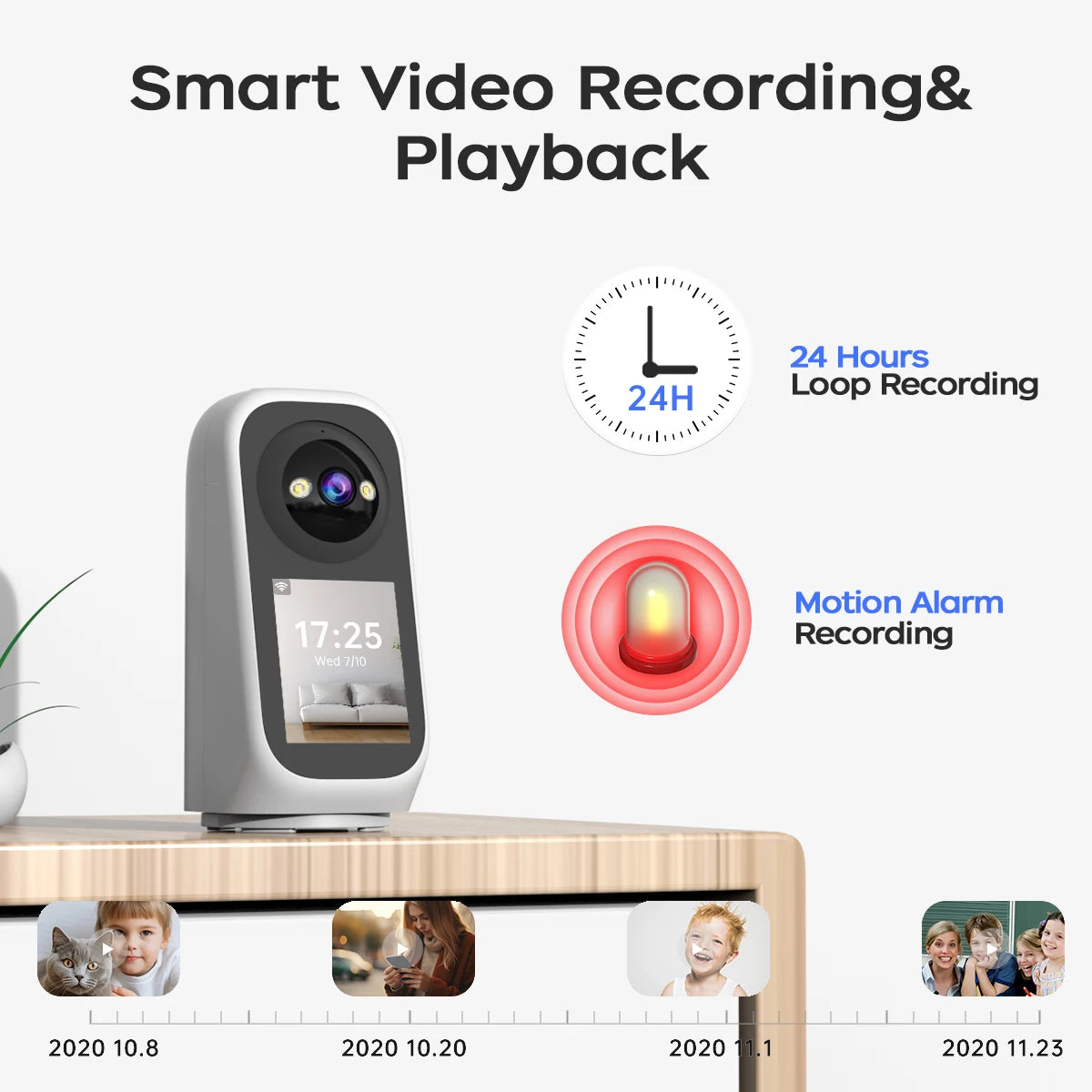 3MP HD WiFi Babymonitor Kamera