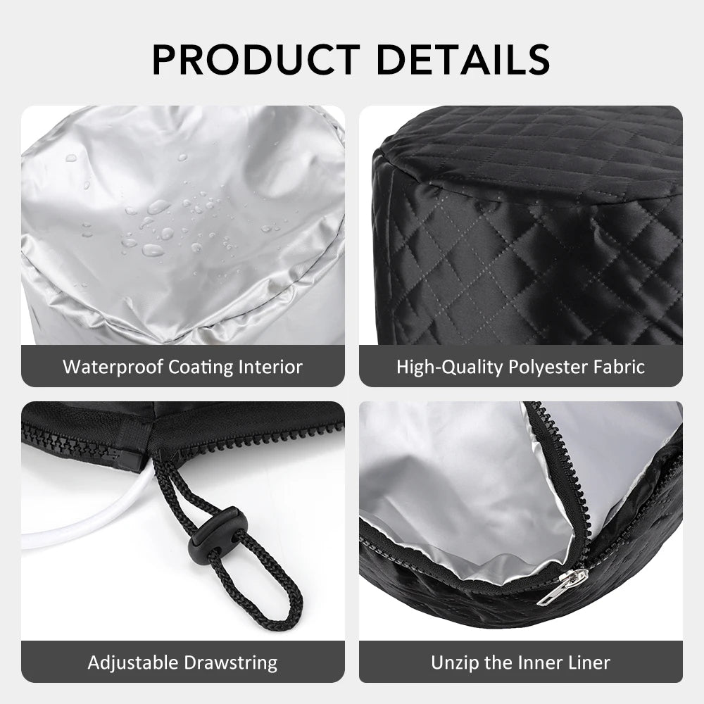 Elektrisk Hårdamperkappe med Timer og 10 Varmeniveauer