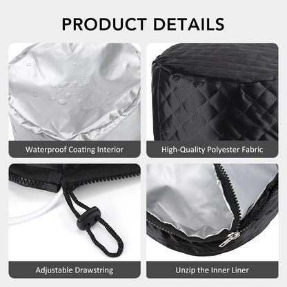 Elektrisk Hårdamperkappe med Timer og 10 Varmeniveauer