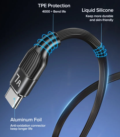 7A USB-C Hurtigopladningskabel
