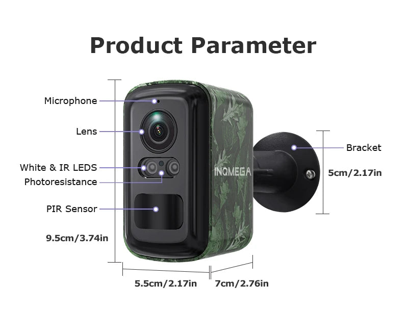 5MP 4G- og WiFi Vildtkamera med Solpanel