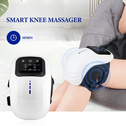 Smart Knæmassageapparat med Vibration og Lufttryk