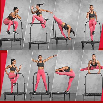 Foldbar Mini Trampolin med Håndtag – Indendørs & Udendørs