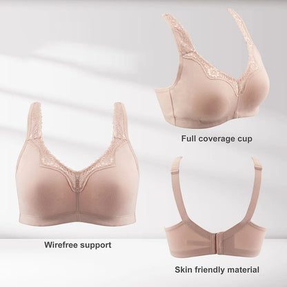 Plus Size Bomulds-Bh Uden Bøjler – Blød Komfort