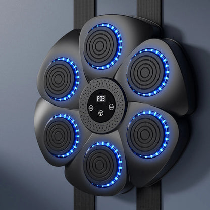 Smart Musikbokse Fitness Tracker – Interaktiv Hjemmetræning, Bluetooth, USB-Genopladelig