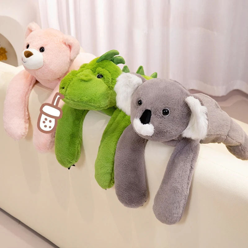 Langt Plys Dyrepude – Blød Vægtet Bamse