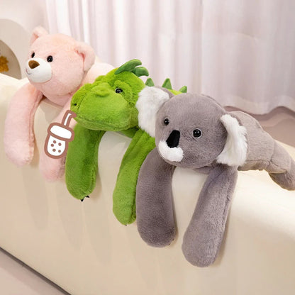 Langt Plys Dyrepude – Blød Vægtet Bamse