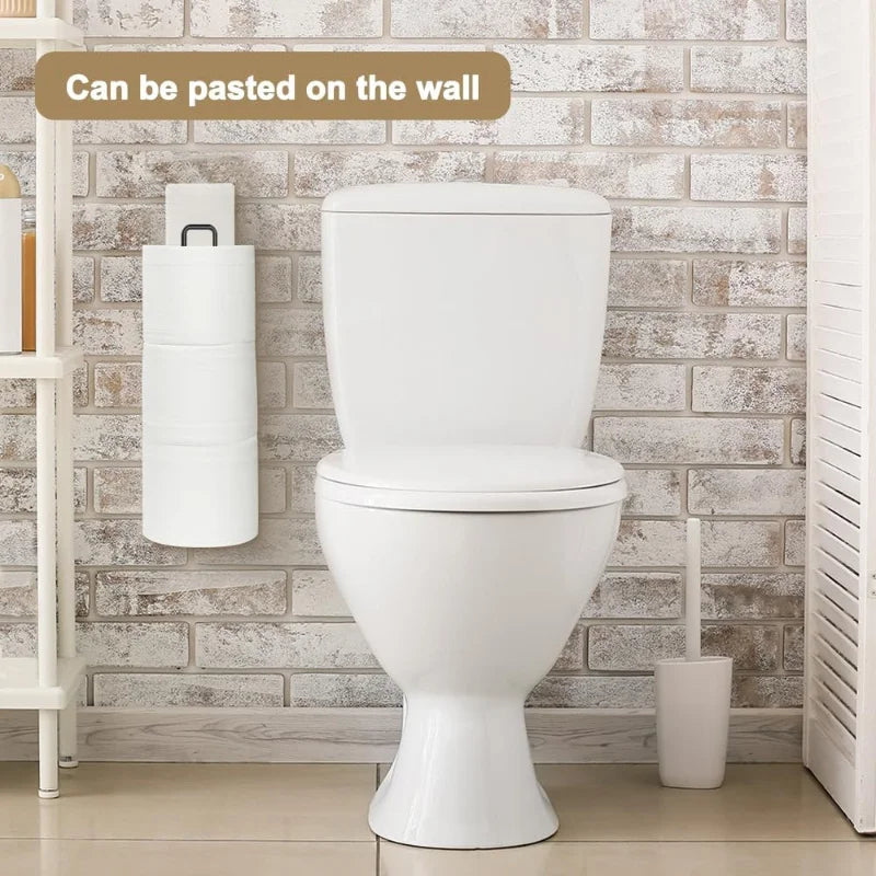 Selvklæbende Toiletpapirholder med Håndklædestang