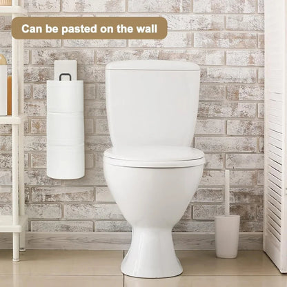Selvklæbende Toiletpapirholder med Håndklædestang