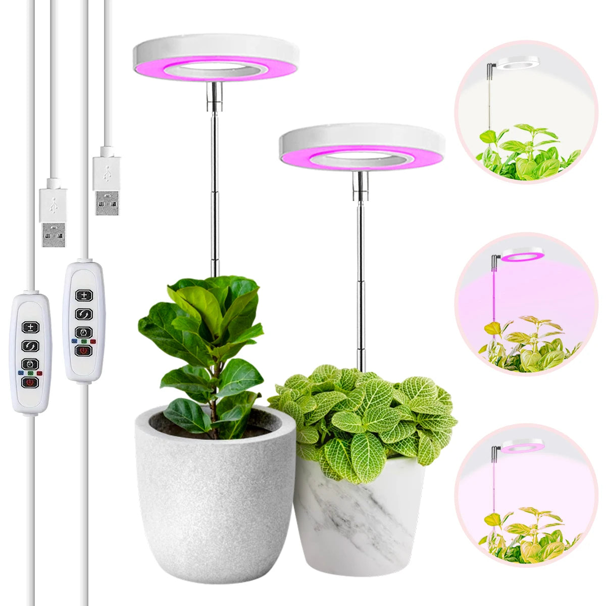 Fuldspektret LED-plantevækstlys til Indendørs Planter