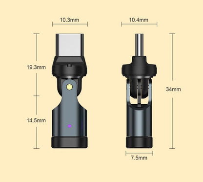 PD240W 540° Roterende USB-C Hurtig Opladningsadapter