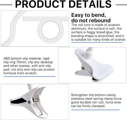 Bærbar Fleksibel Kameraholder med Klemme