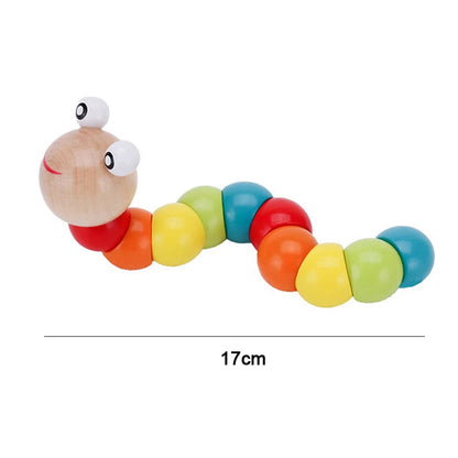 Premium Montessori Trælegetøj til Babyer – 3D Læringspuslespil, Der Fremmer Kreativitet – Vælg Mellem Sæt med 5 eller 6 Dele