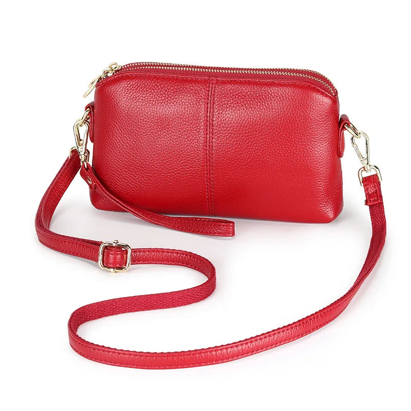 Læder Crossbody Taske