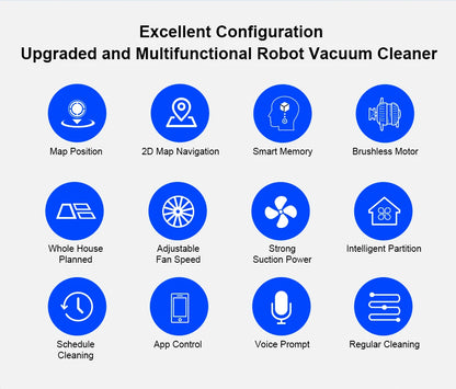 LIECTROUX Pro Robotstøvsuger med Wet Mop Combo, Smart Mapping, Børsteløs Motor og Mange Flere