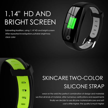 Vandtæt Smart Fitness Tracker – GPS, Puls, Blodtryk