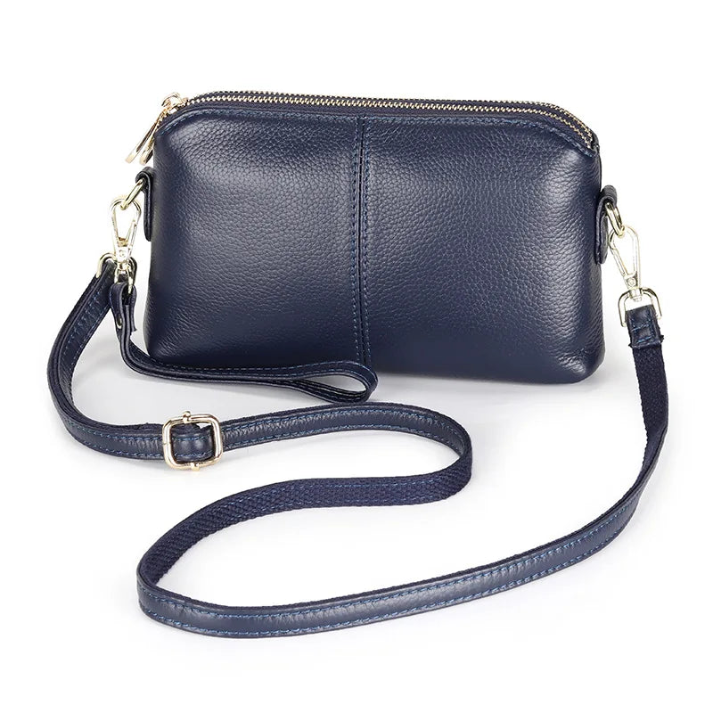 Læder Crossbody Taske