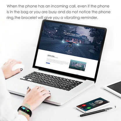 Vandtæt Smart Fitness Tracker – GPS, Puls, Blodtryk