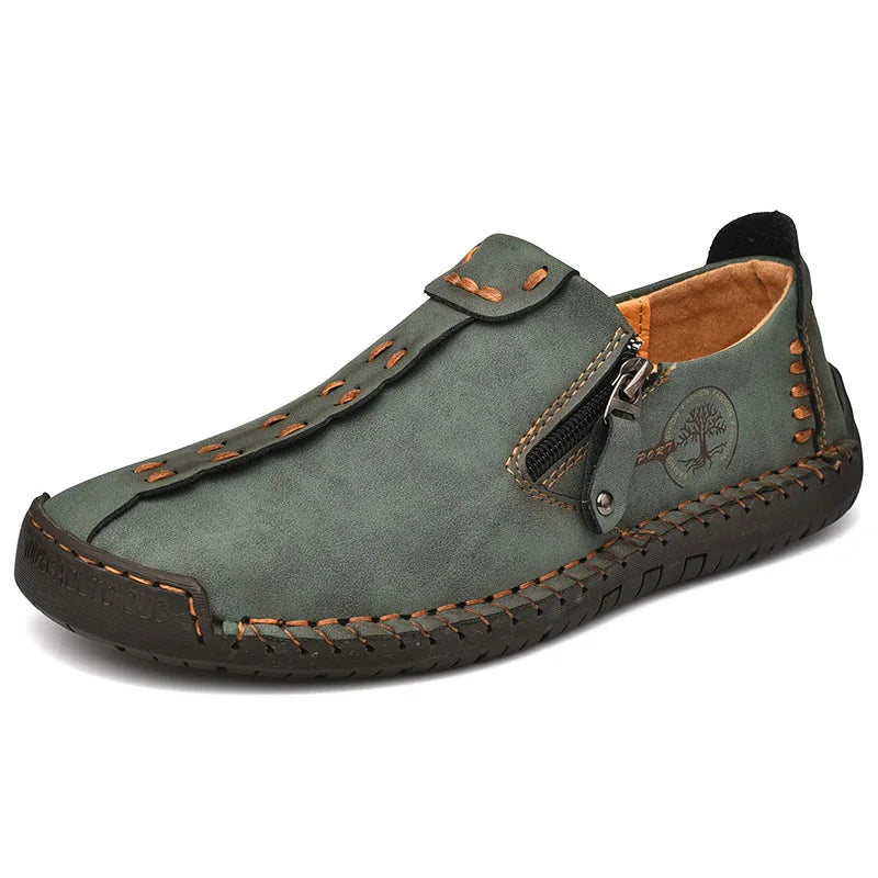 Håndlavede Læder Slip-on Loafers til Mænd