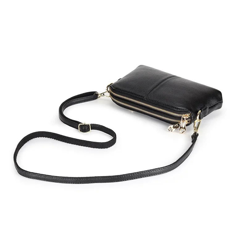 Læder Crossbody Taske