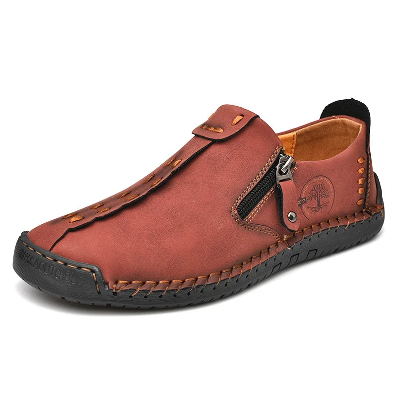 Håndlavede Læder Slip-on Loafers til Mænd