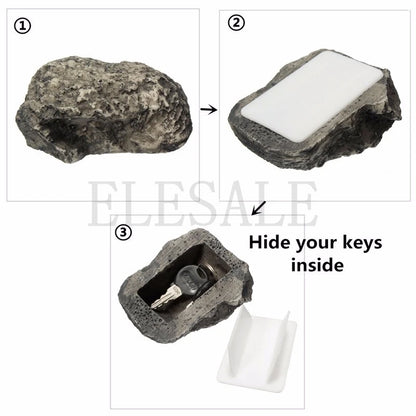 Stone Garden Key Safe