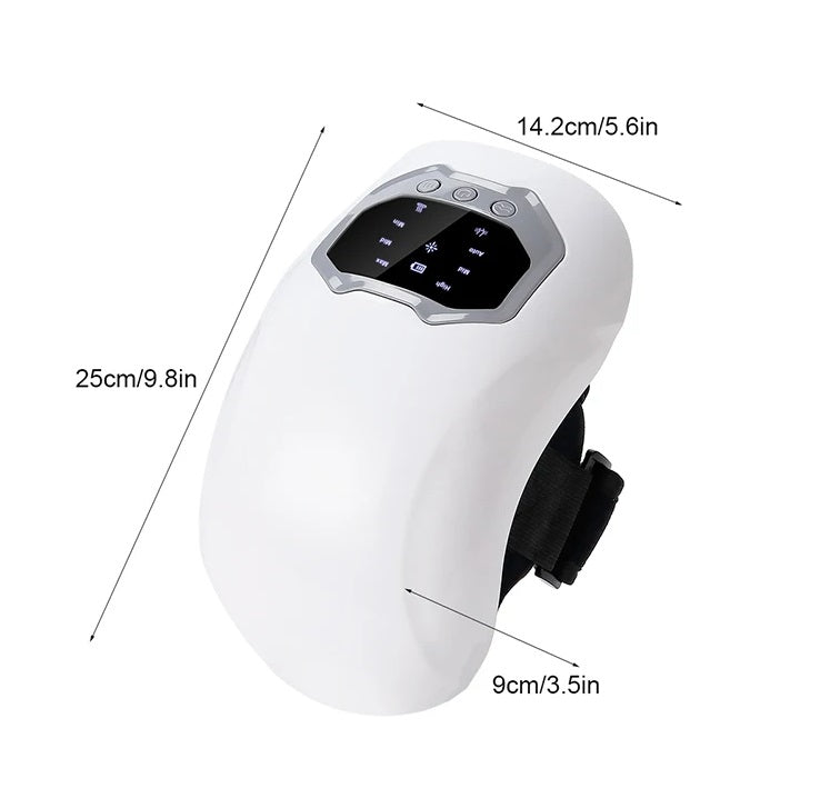 Smart Knæmassager med Varme og Vibration