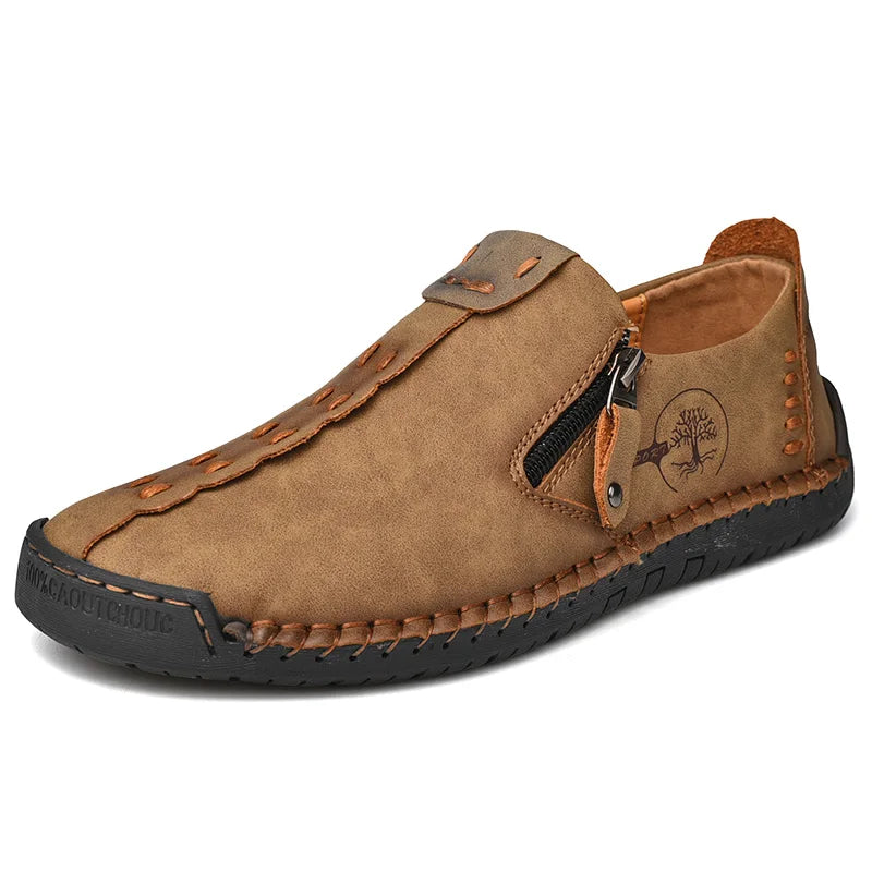 Håndlavede Læder Slip-on Loafers til Mænd