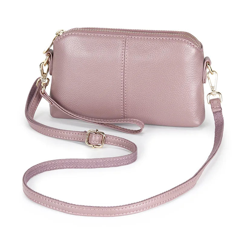 Læder Crossbody Taske