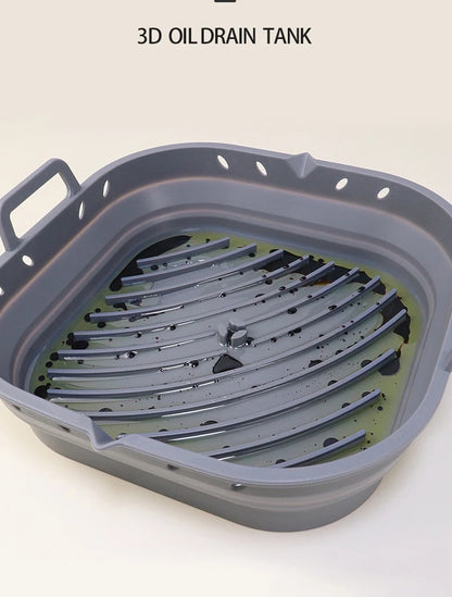 Genanvendelige Silikonebakker til Airfryer 5,5–7,5 L