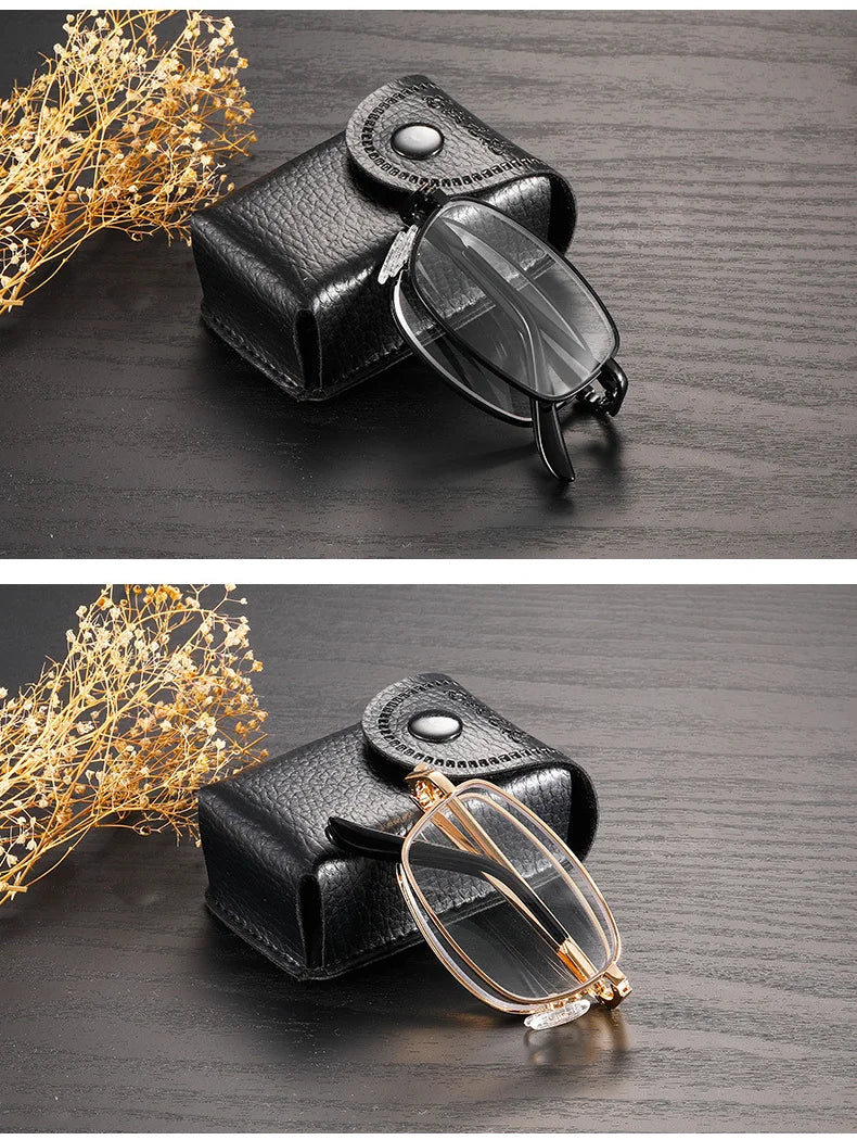 Sammenklappelige Læsebriller med Etui