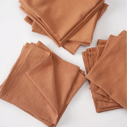 24 stk. Bomuldsservietter – 40x40 cm Vaskbare Genanvendelige