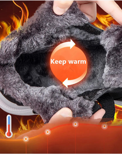 Herre Lette Varme Vintersneakers