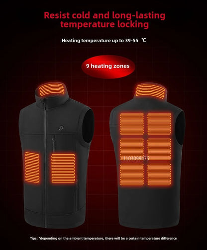 Elektrisk Opvarmet Vest til Mænd og Kvinder