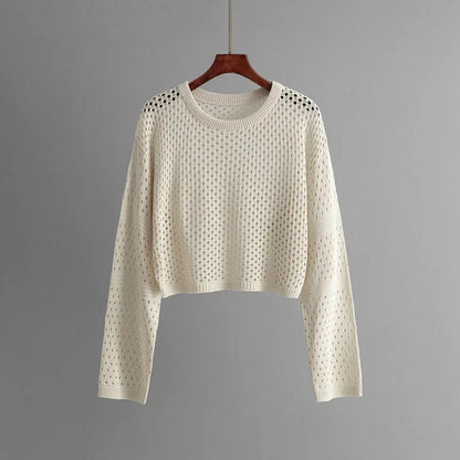 Dame Striktrøje og Nederdel Sæt