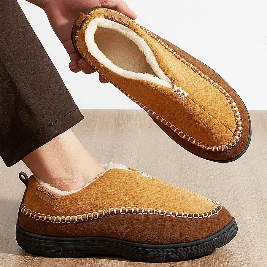 Varme Plys Skridsikre Vintertøfler