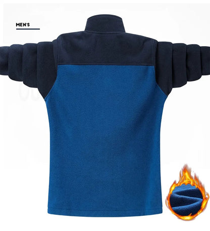 Vinter Fleecejakke i Plus Size til Mænd og Kvinder (M–9XL)