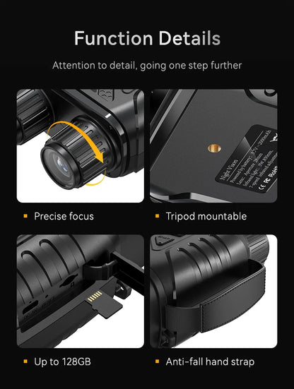 1080P Digital Nattekikkert 10x 800m med Stor Skærm