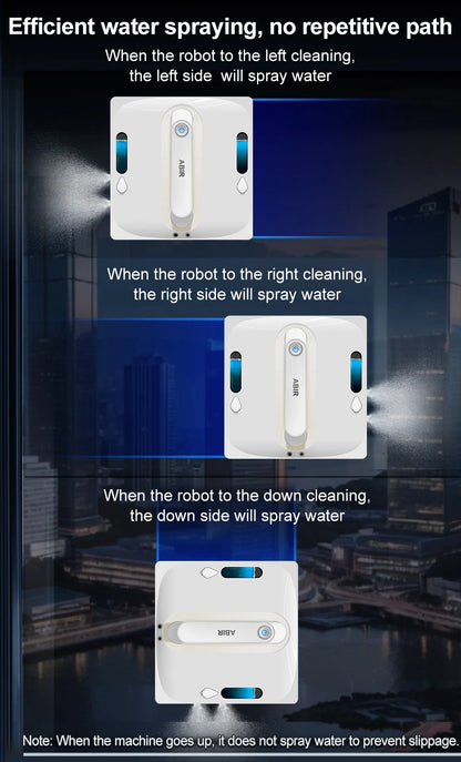 ABIR WD9 Robotvinduesrenser med Vandforstøver