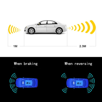 8 Parkeringssensorer Bakradar Sæt