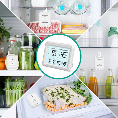 Digitalt Trådløst Køleskabs- og Frysertermometer