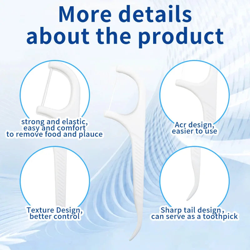 100 Stk Tandtråd med Tandstik